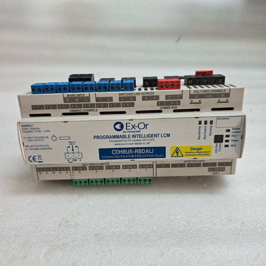 EX-OR BY HONEYWELL CDH8U5-RBDALI 8-CHANNEL PROGRAMMABLE INTELLIGENT LCM 230V