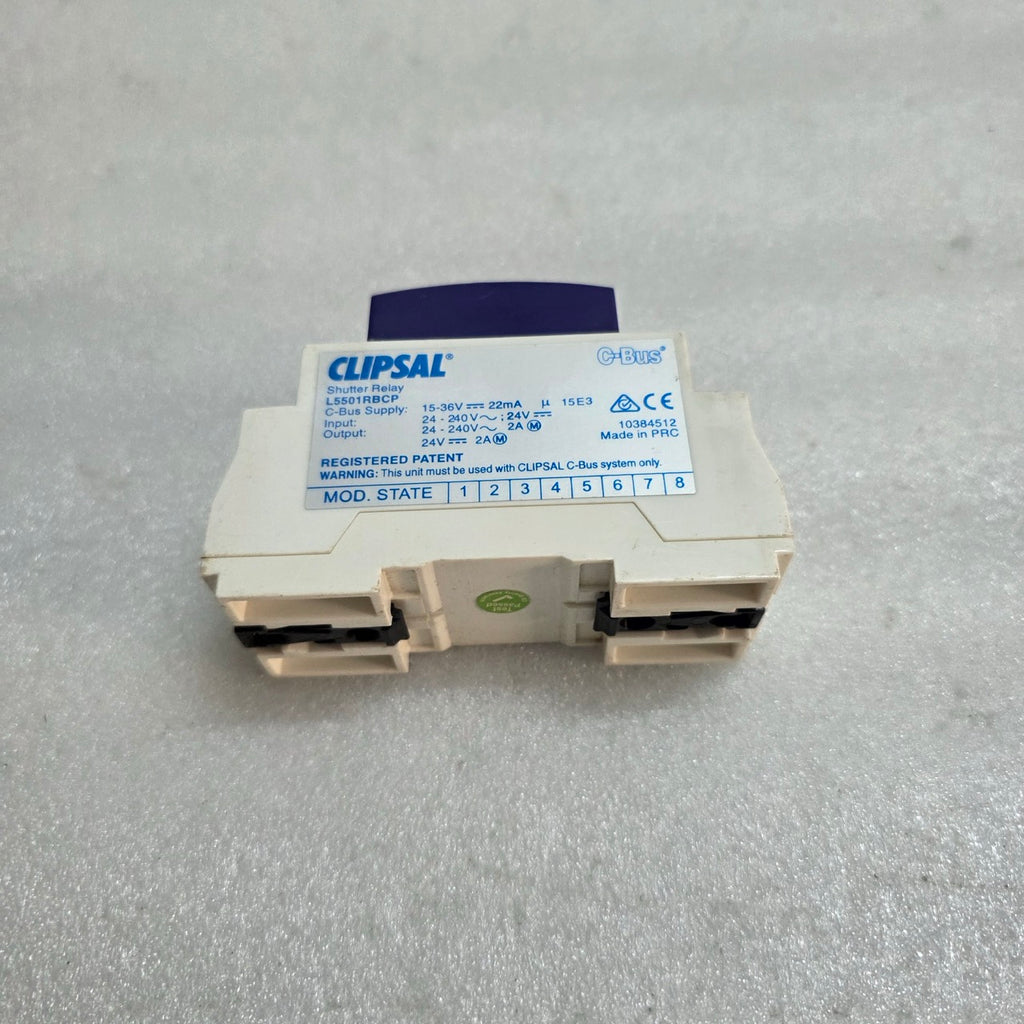 CLIPSAL L5501RBCP SHUTTER RELAY 15–36 V DC