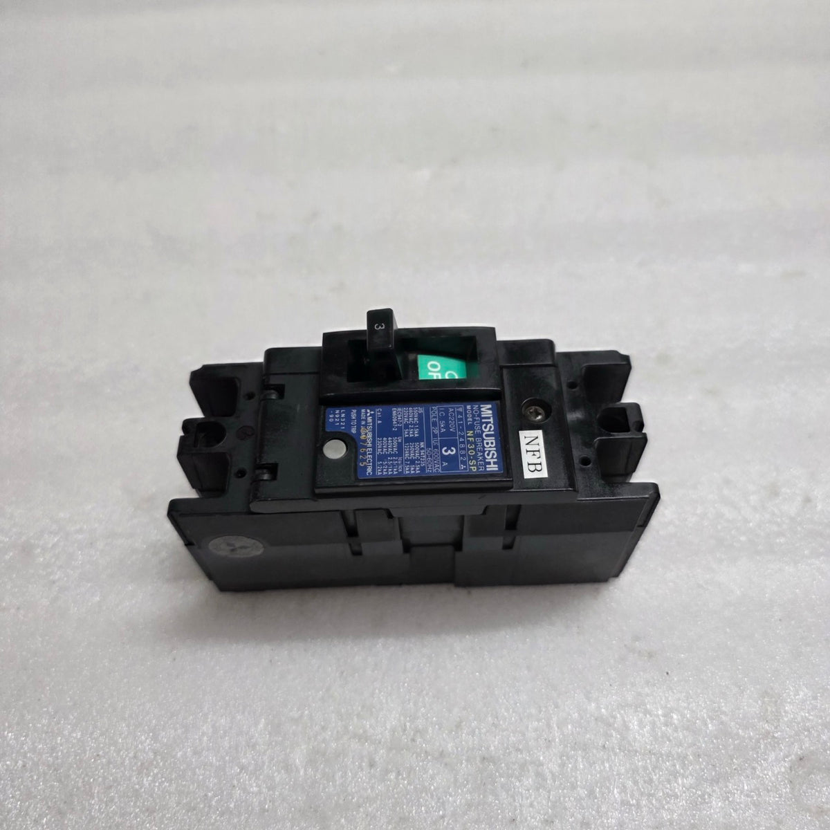 MITSUBISHI ELECTRIC NF30-SP 2-POLE CIRCUIT BREAKER 3A