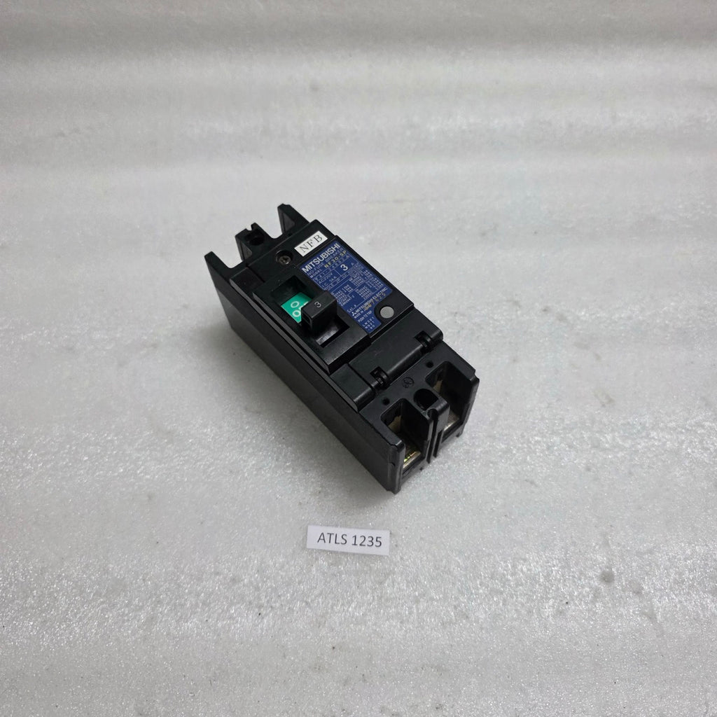 MITSUBISHI ELECTRIC NF30-SP 2-POLE CIRCUIT BREAKER 3A