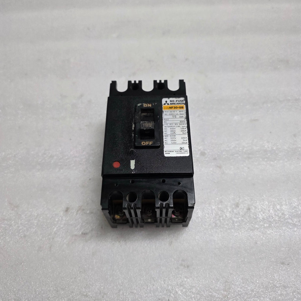 MITSUBISHI NF30-SB 3-POLE CIRCUIT BREAKER 15A