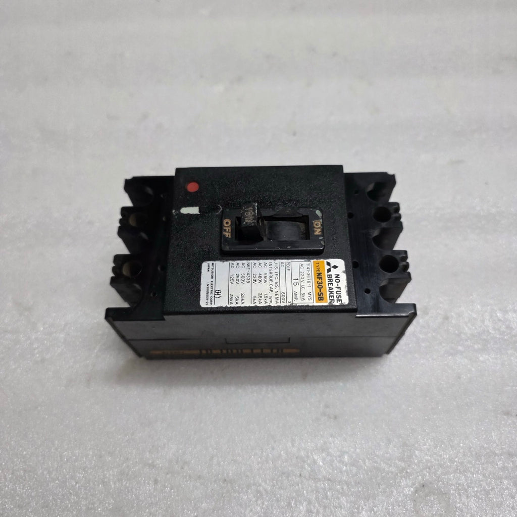 MITSUBISHI NF30-SB 3-POLE CIRCUIT BREAKER 15A