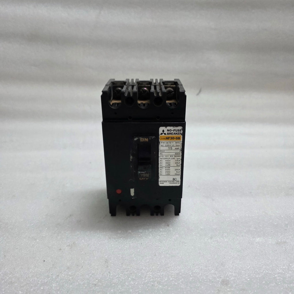 MITSUBISHI NF30-SB 3-POLE CIRCUIT BREAKER 15A