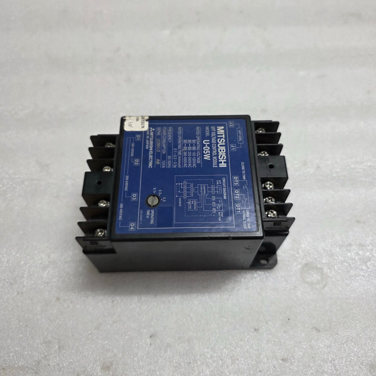 MITSUBISHI ELECTRIC U-05W UNDERVOLTAGE TRIP (UVT)