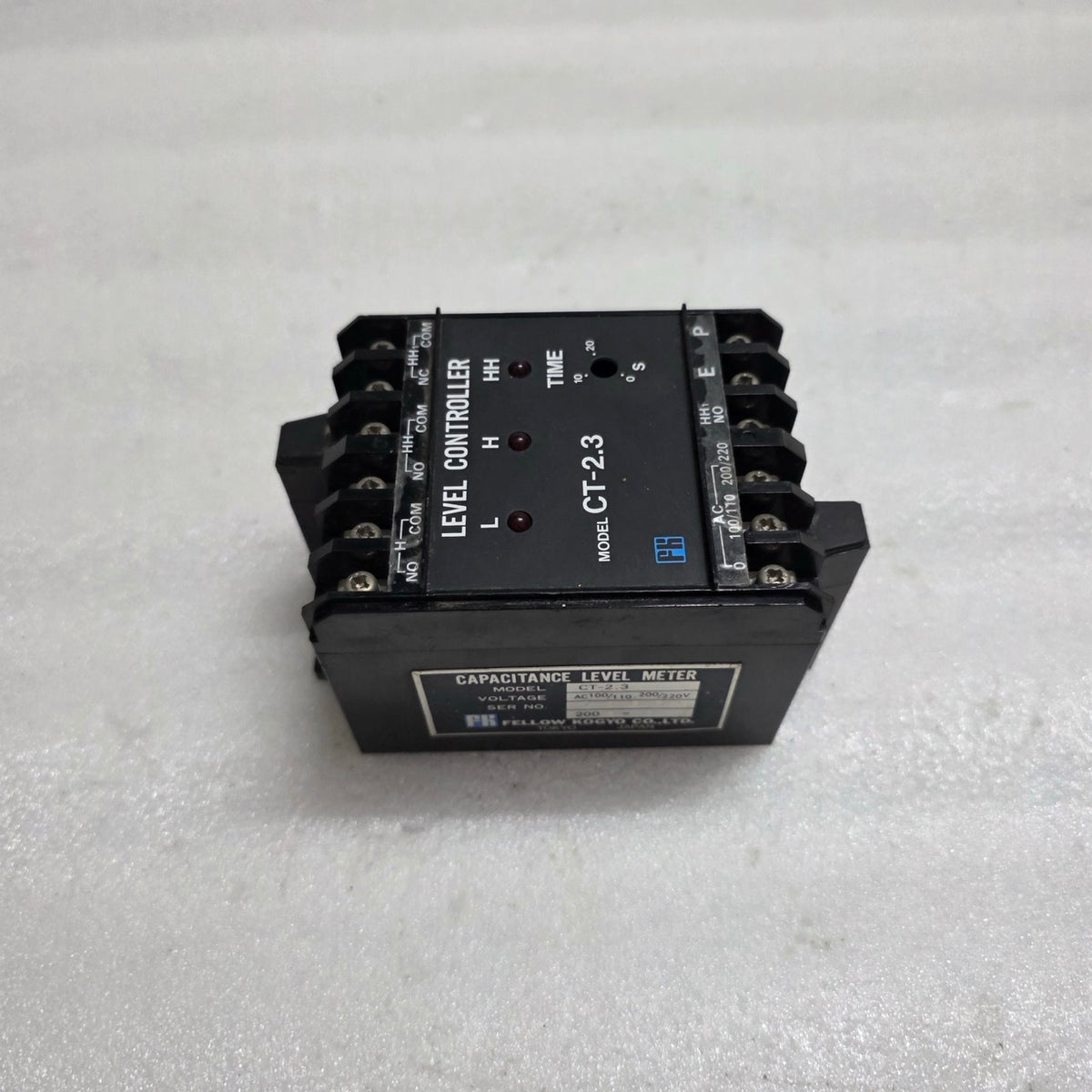 FELLOW KOGYO CT-2.3 CAPACITANCE LEVEL METER / LEVEL CONTROLLER AC100/110V OR AC2