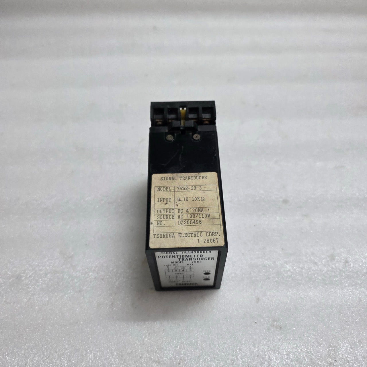 TSURUGA 7562-29-3 SIGNAL TRANSDUCER AC100/110V