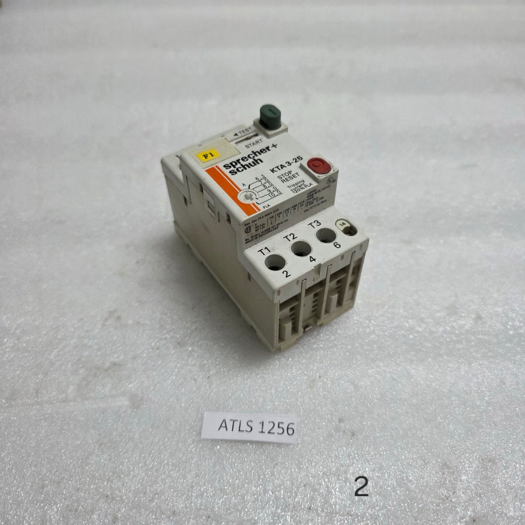 SPRECHER+SCHUH KTA 3-25 MANUAL MOTOR STARTER 6.3-10 A