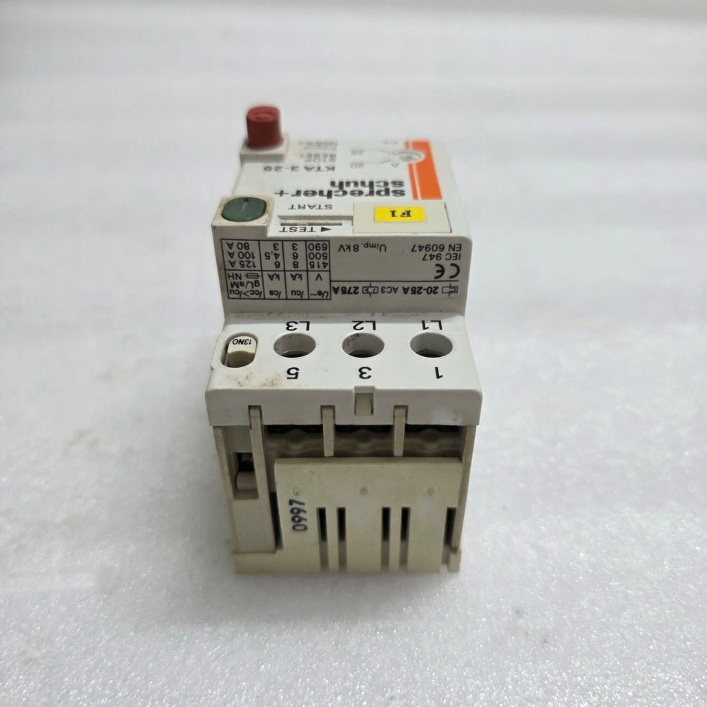 SPRECHER+SCHUH KTA 3-25 MANUAL MOTOR STARTER 20-25A