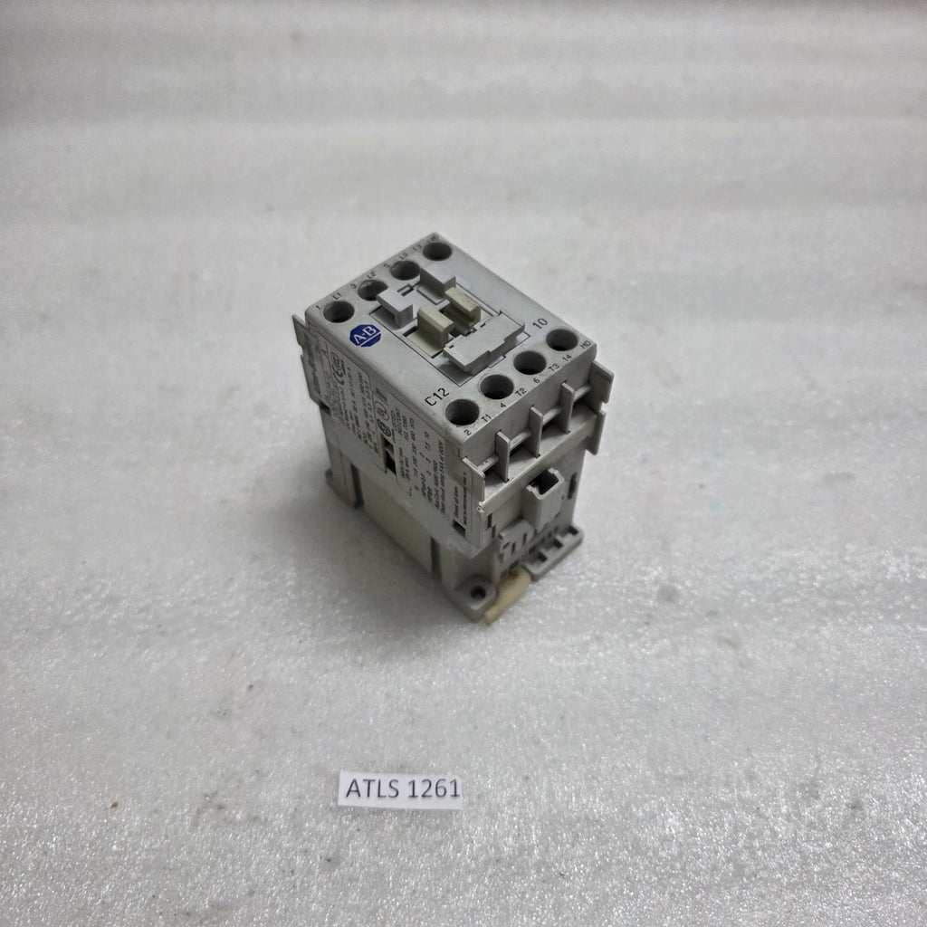 ALLEN-BRADLEY CAT 100-C12-10 SER A CONTACTOR COIL VOLTAGE 24V AC