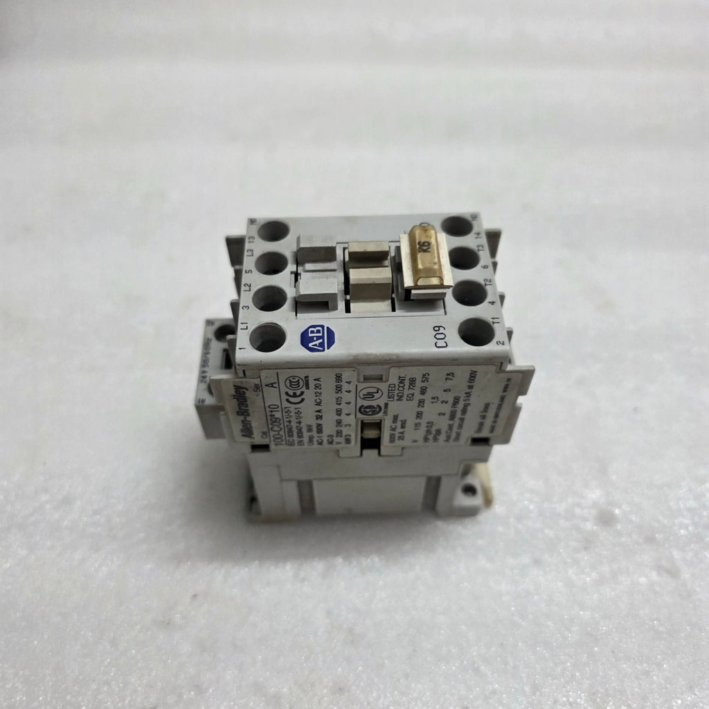 ALLEN-BRADLEY 100-C09-10 SER A CONTRACTOR COIL VOLTAGE 24V AC