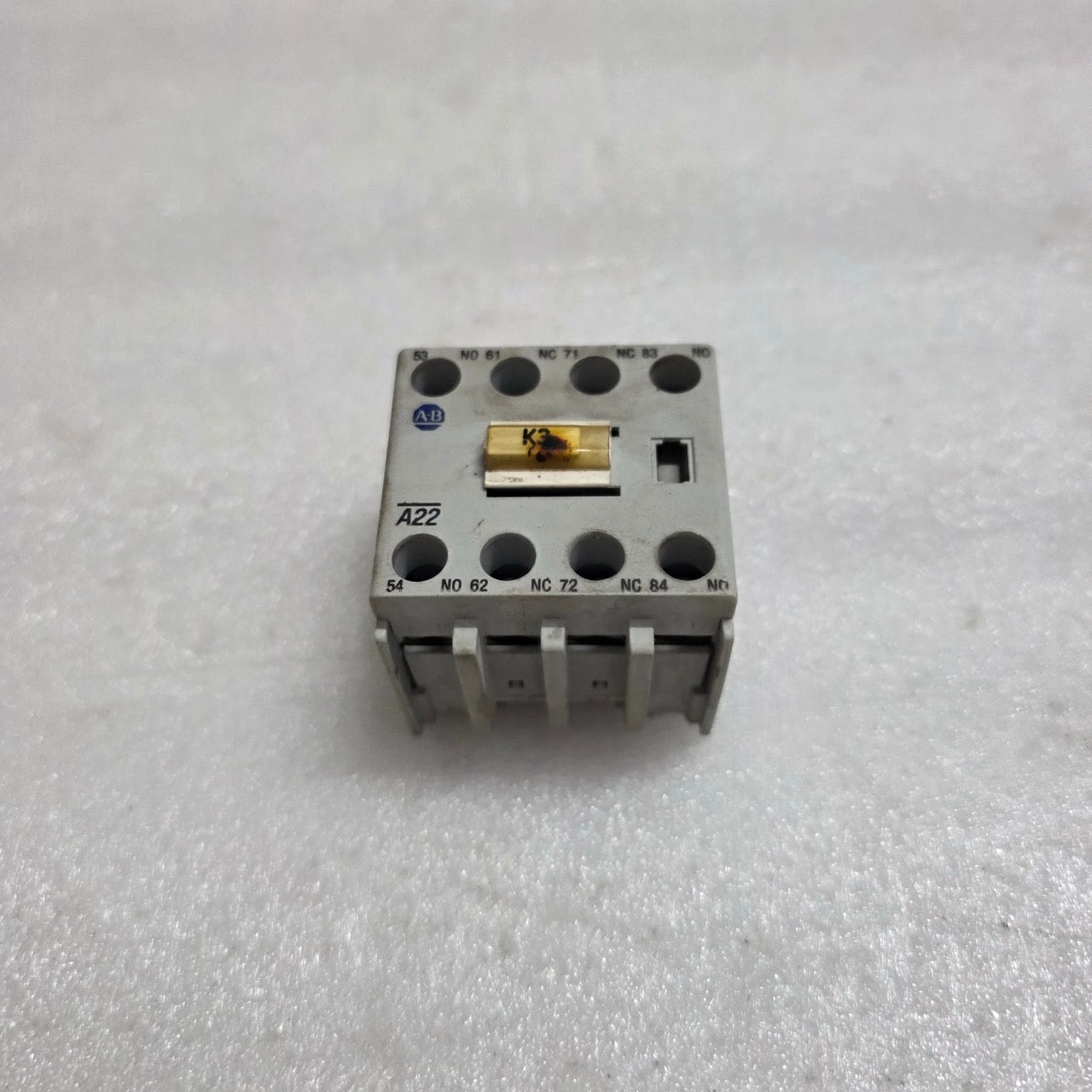 2 UNIT X ALLEN BRADLEY CAT 100-F SER B AUXILIARY CONTACT BLOCK LOT OF 2 UNIT