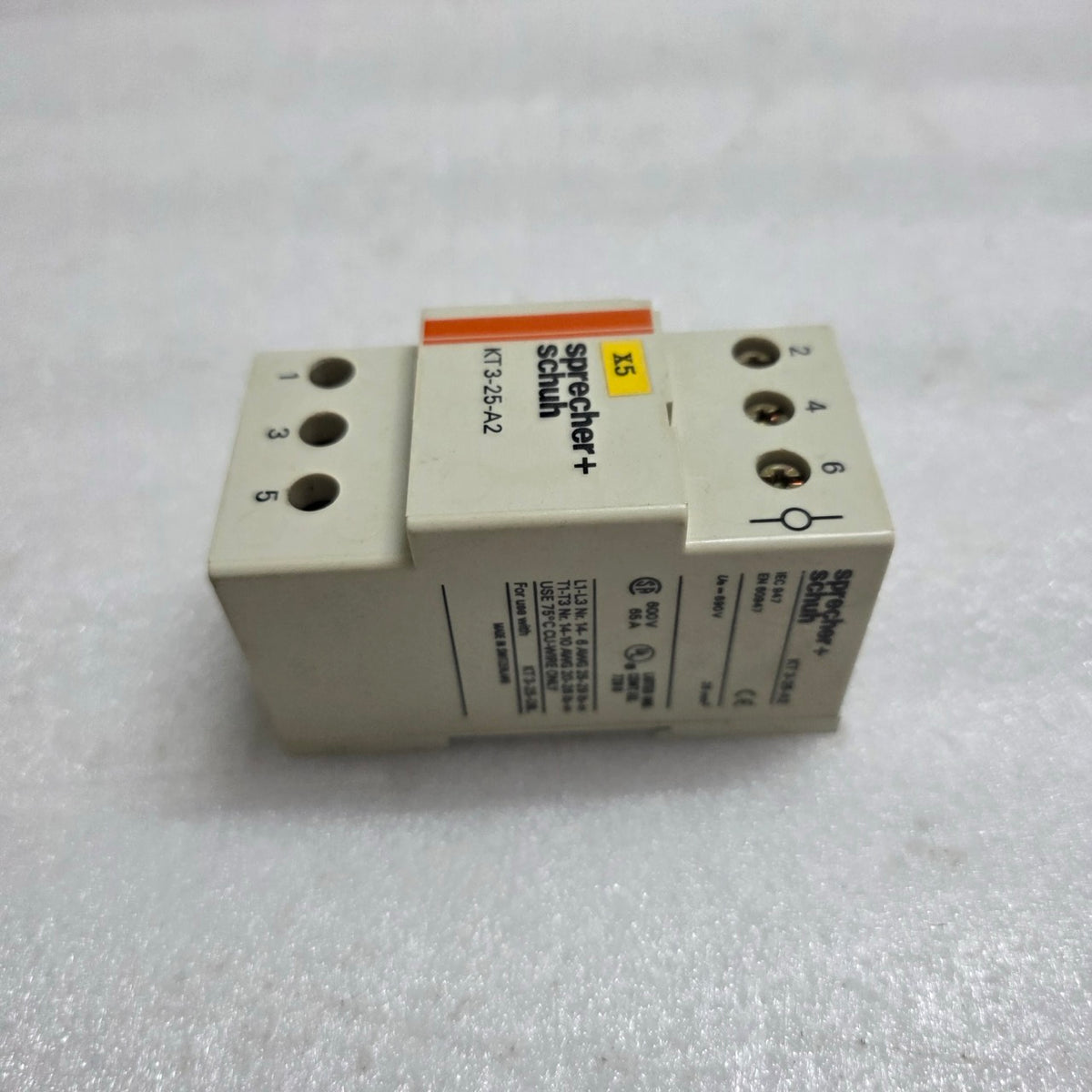 SPRECHER+SCHUH KT3-25-A2 MOTOR PROTECTOR 690V