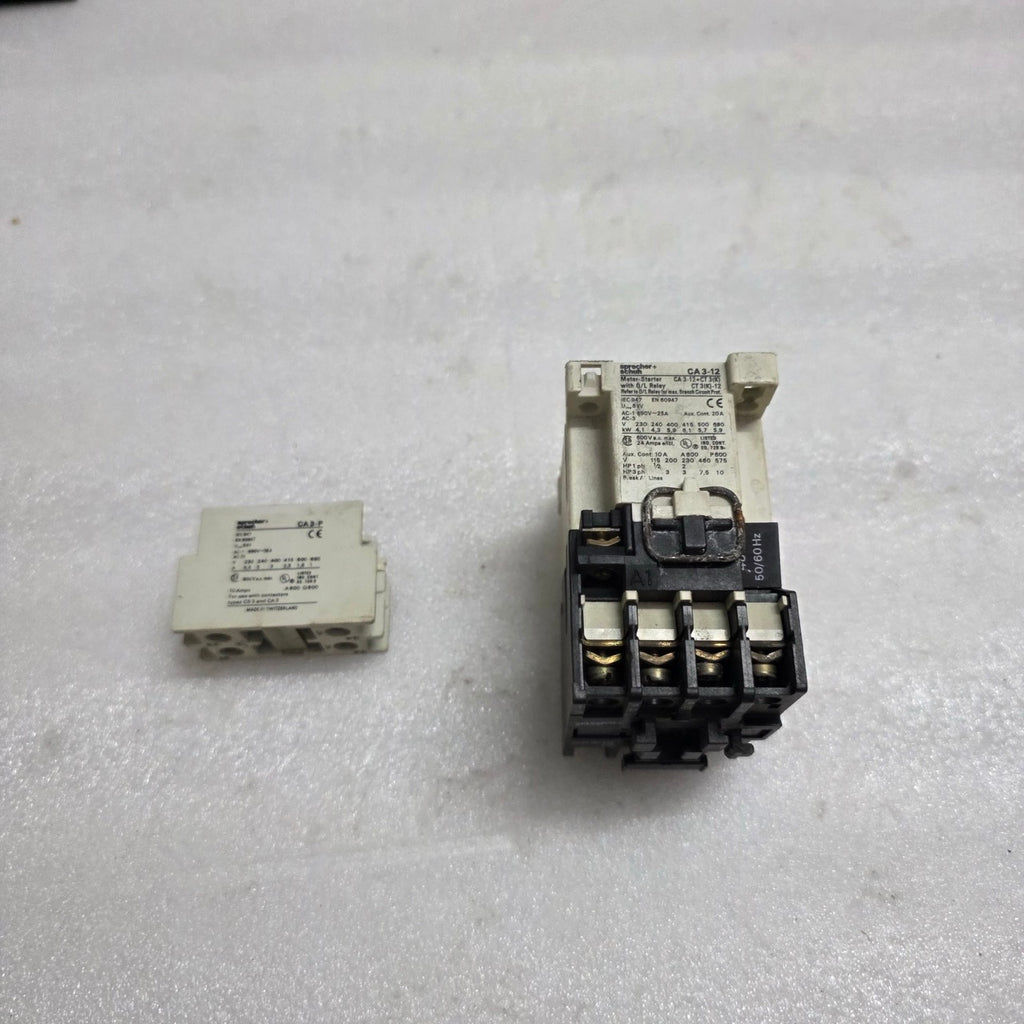 SPRECHER+SCHUH CA3-12-10 AC CONTACTOR COIL VOLTAGE 48VAC CA 3-P