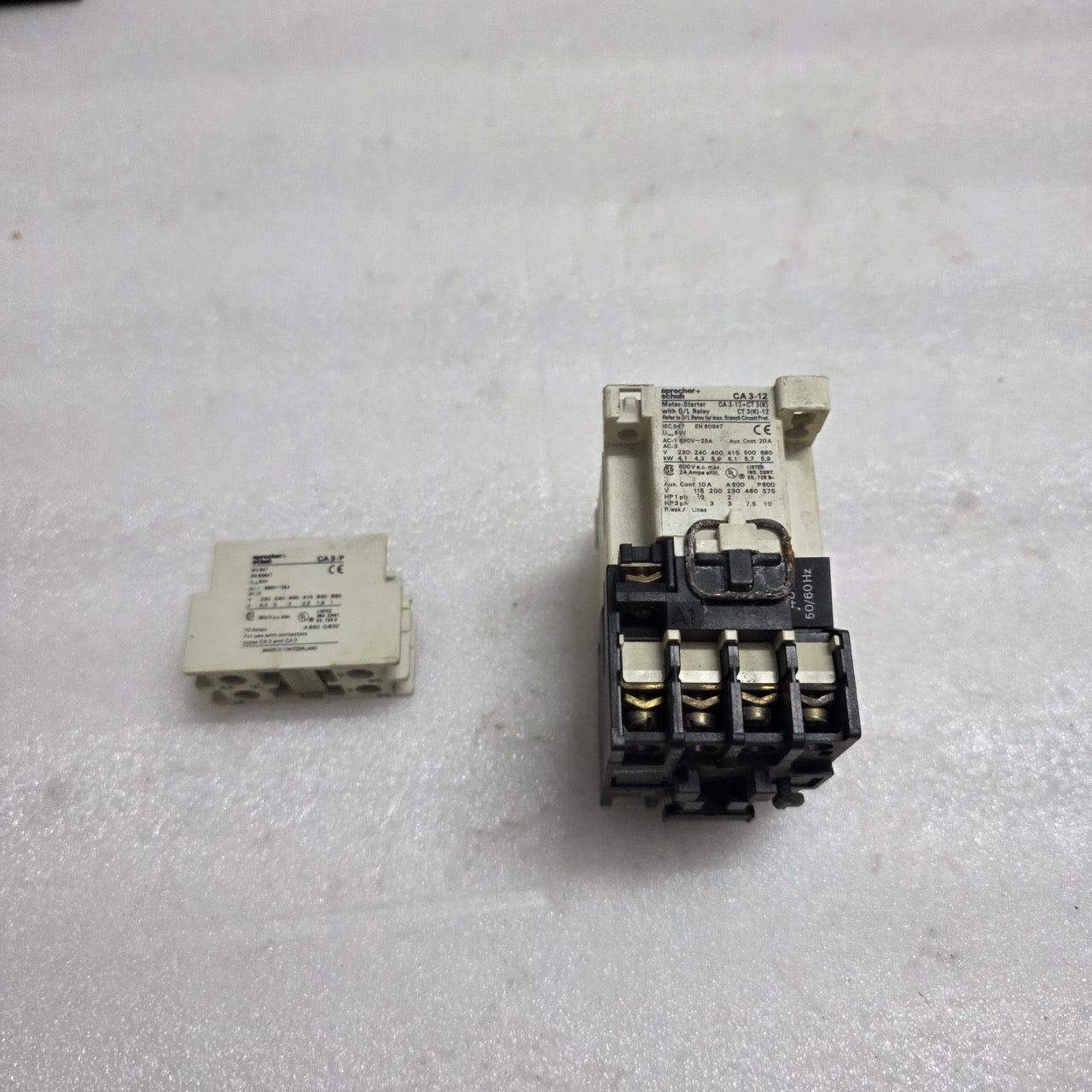 SPRECHER+SCHUH CA3-12-10 AC CONTACTOR COIL VOLTAGE 48VAC CA 3-P