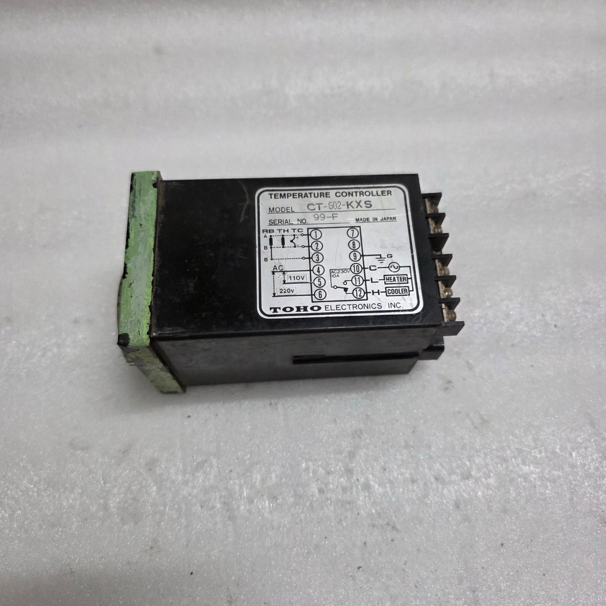 TOHO CT-602-KXS TEMPERATURE CONTROLLER110-220VAC