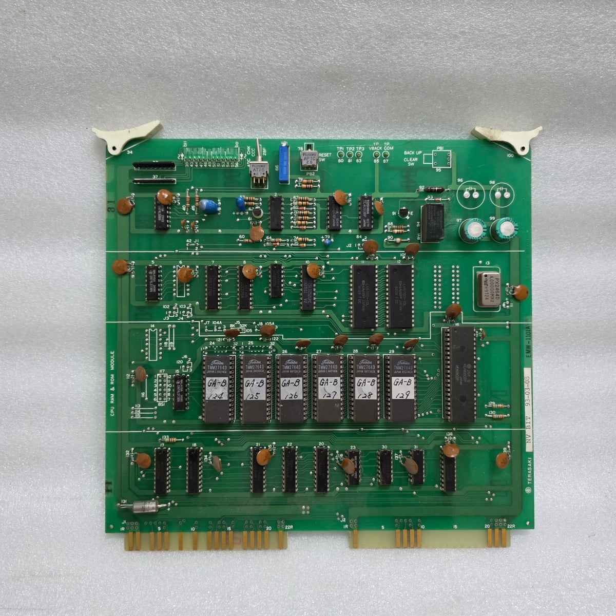 TERASAKI EMW-1101A CENTRAL PROCESSING UNIT (CPU) AND MEMORY (RAM & ROM) MODULE K