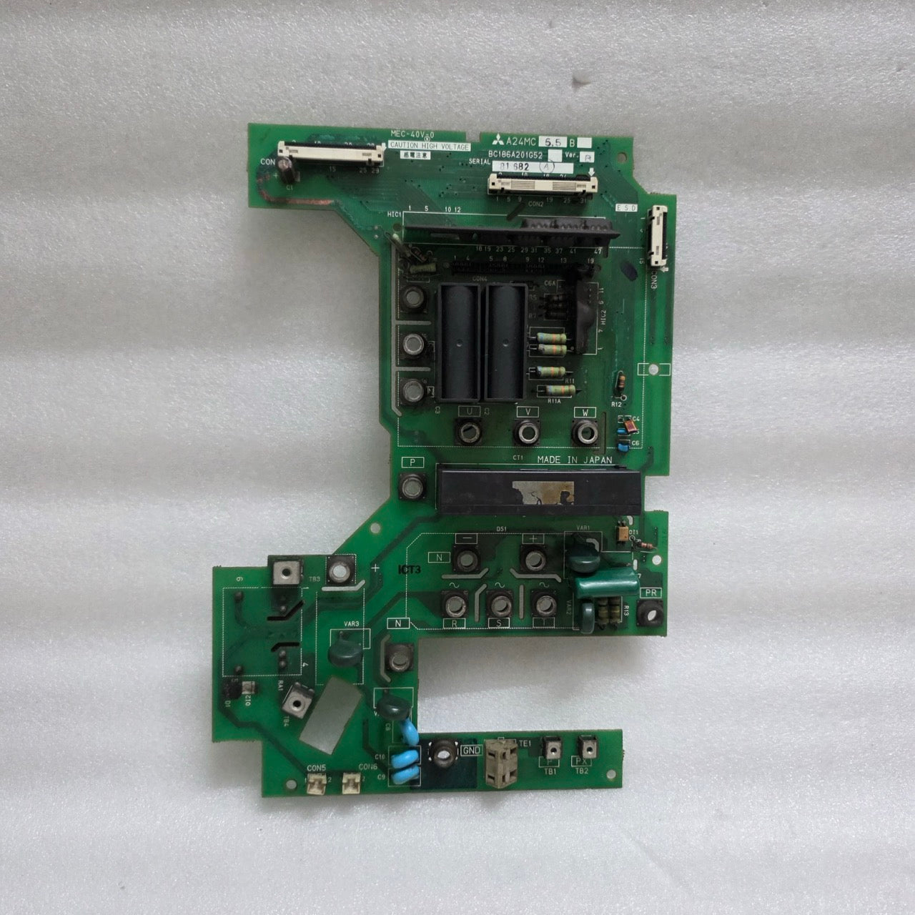 MITSUBISHI MEC-40V-0 CONTROL BOARD BC186A201G52 REV B