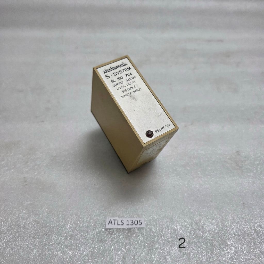 ELECTROMATIC S-SYSTEM SL 150 724 LOGIC RELAY BISTABLE SINGLE INPUT 24VDC