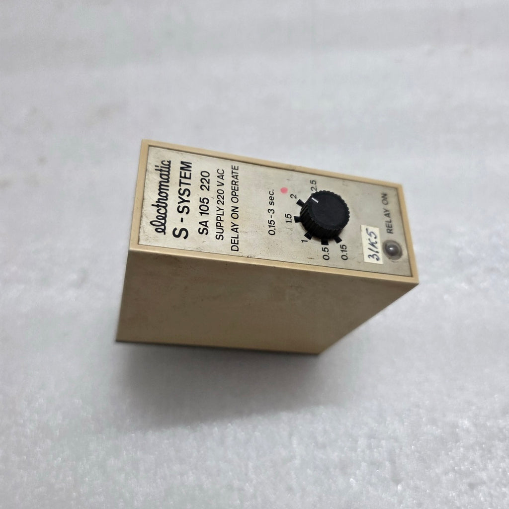 ELECTROMATIC S-SYSTEM SA 105 220 DELAY ON OPERATE TIMER RELAY 220V