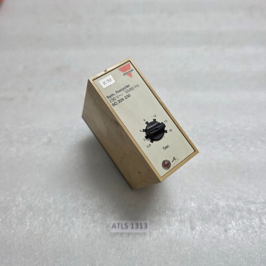 ELECTROMATIC S-SYSTEM SC 205 230 SYMMETRICAL RECYCLER TIMER RELAY 230 VAC 0.8-18