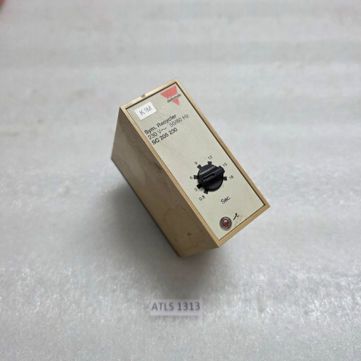 ELECTROMATIC S-SYSTEM SC 205 230 SYMMETRICAL RECYCLER TIMER RELAY 230 VAC 0.8-18