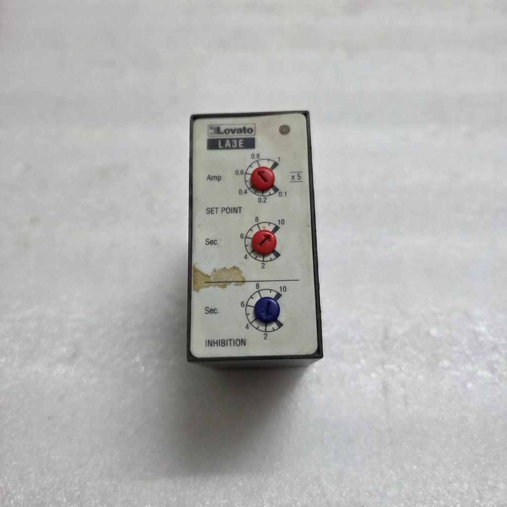 LOVATO LA3E SINGLE-PHASE MAX CURRENT MONITORING RELAY 110V