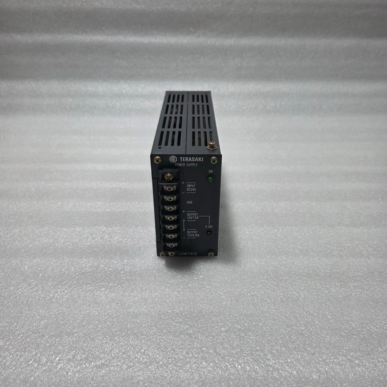 TERASAKI ES12W-1.5E DUAL-OUTPUT DC POWER SUPPLY UNIT 24VDC INPUT