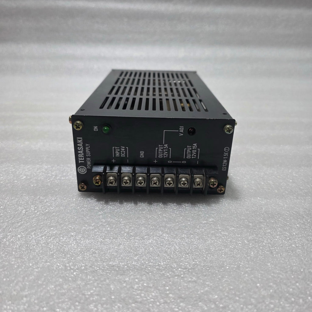 TERASAKI ES12W-1.5E DUAL-OUTPUT DC POWER SUPPLY UNIT 24VDC INPUT