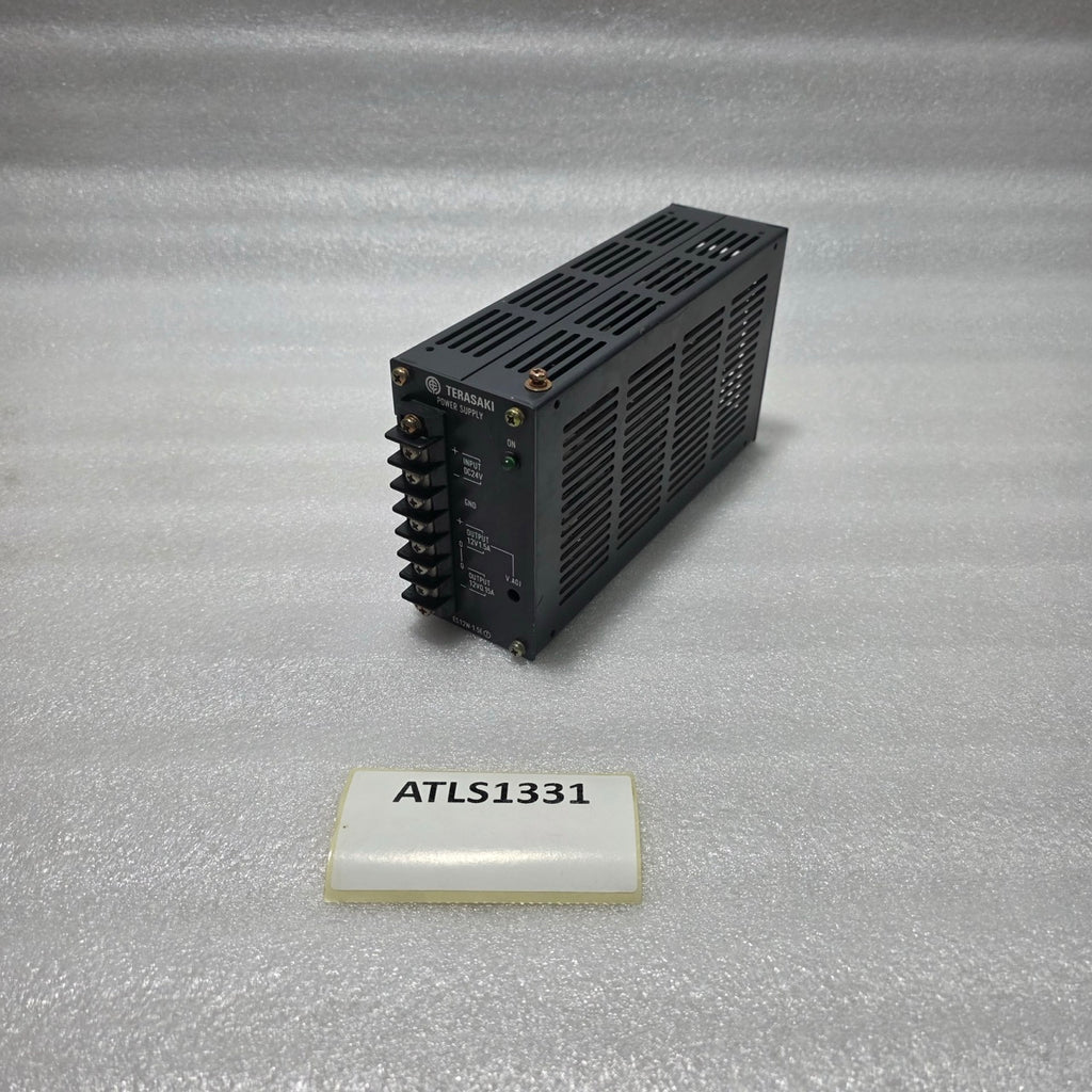 TERASAKI ES12W-1.5E DUAL-OUTPUT DC POWER SUPPLY UNIT 24VDC INPUT