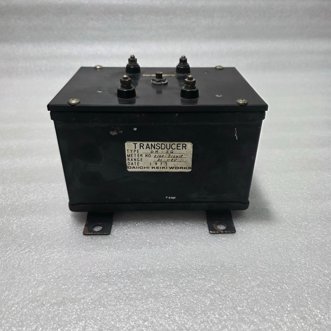 DAIICHI KEIKI WORKS DM-5Q AC 110V TRANSDUCER