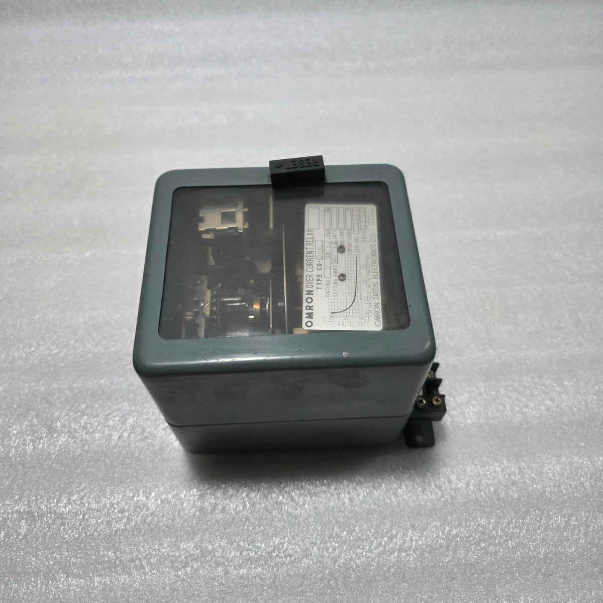 OMRON C0-CSD-3 INVERSE-TIME OVERCURRENT RELAY 5A 60HZ