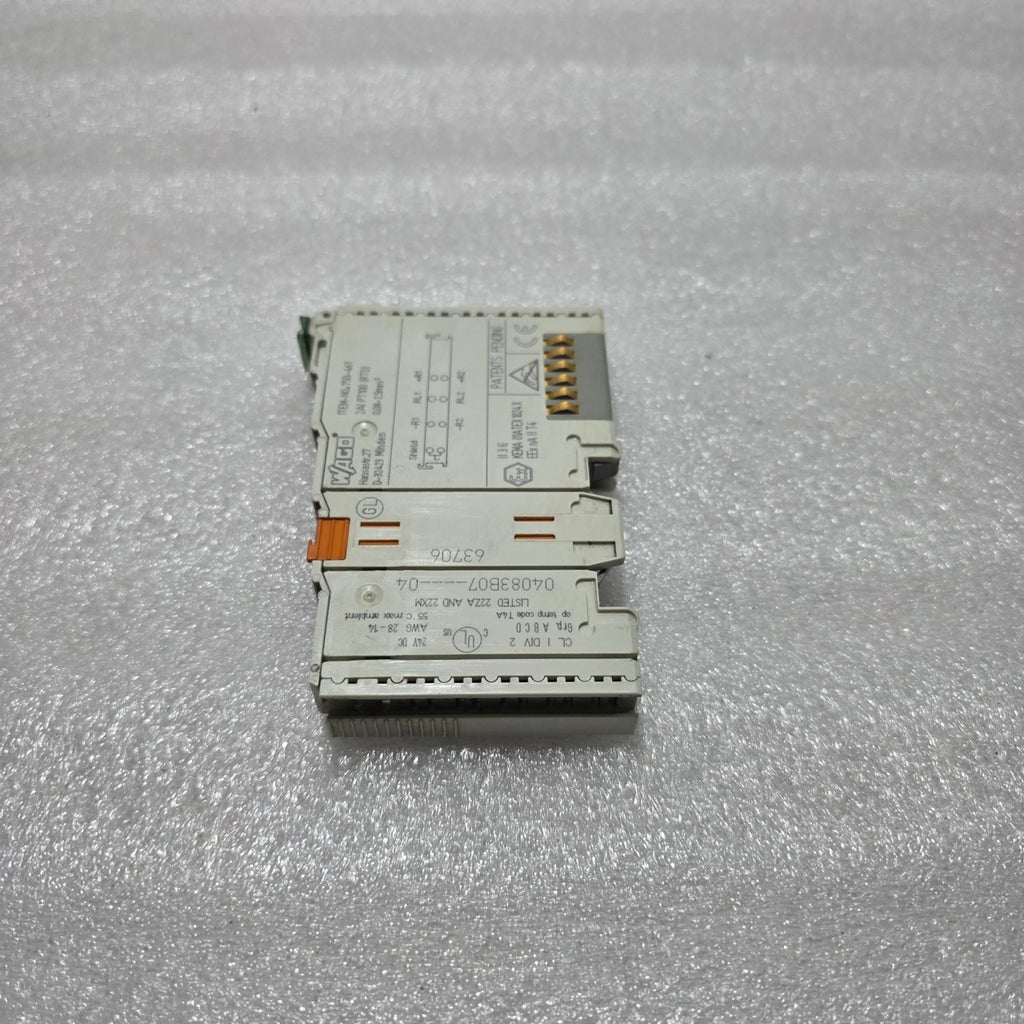 WAGO 750-461 2-CHANNEL ANALOG INPUT MODULE FOR PT100/RTD SENSORS