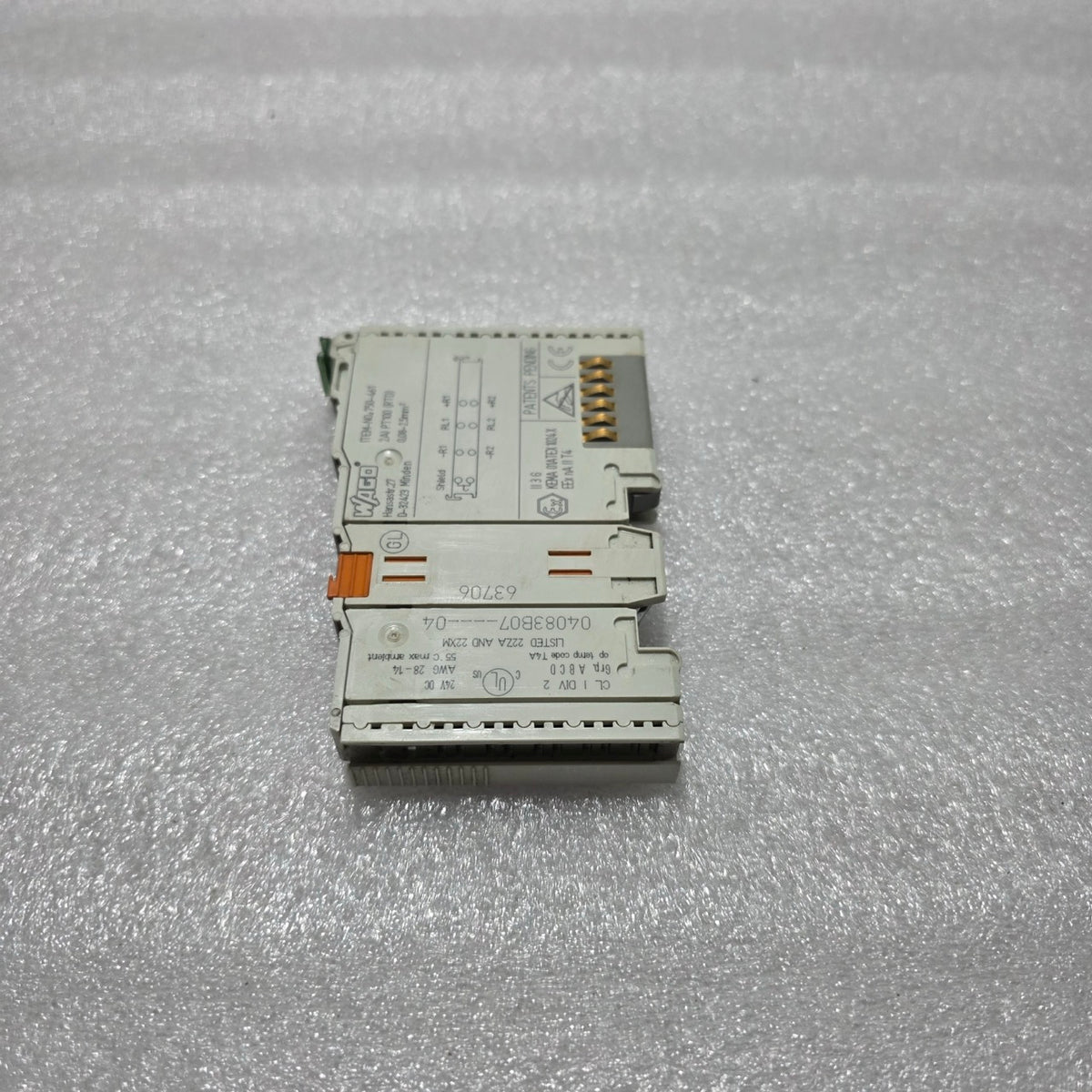 WAGO 750-461 2-CHANNEL ANALOG INPUT MODULE FOR PT100/RTD SENSORS