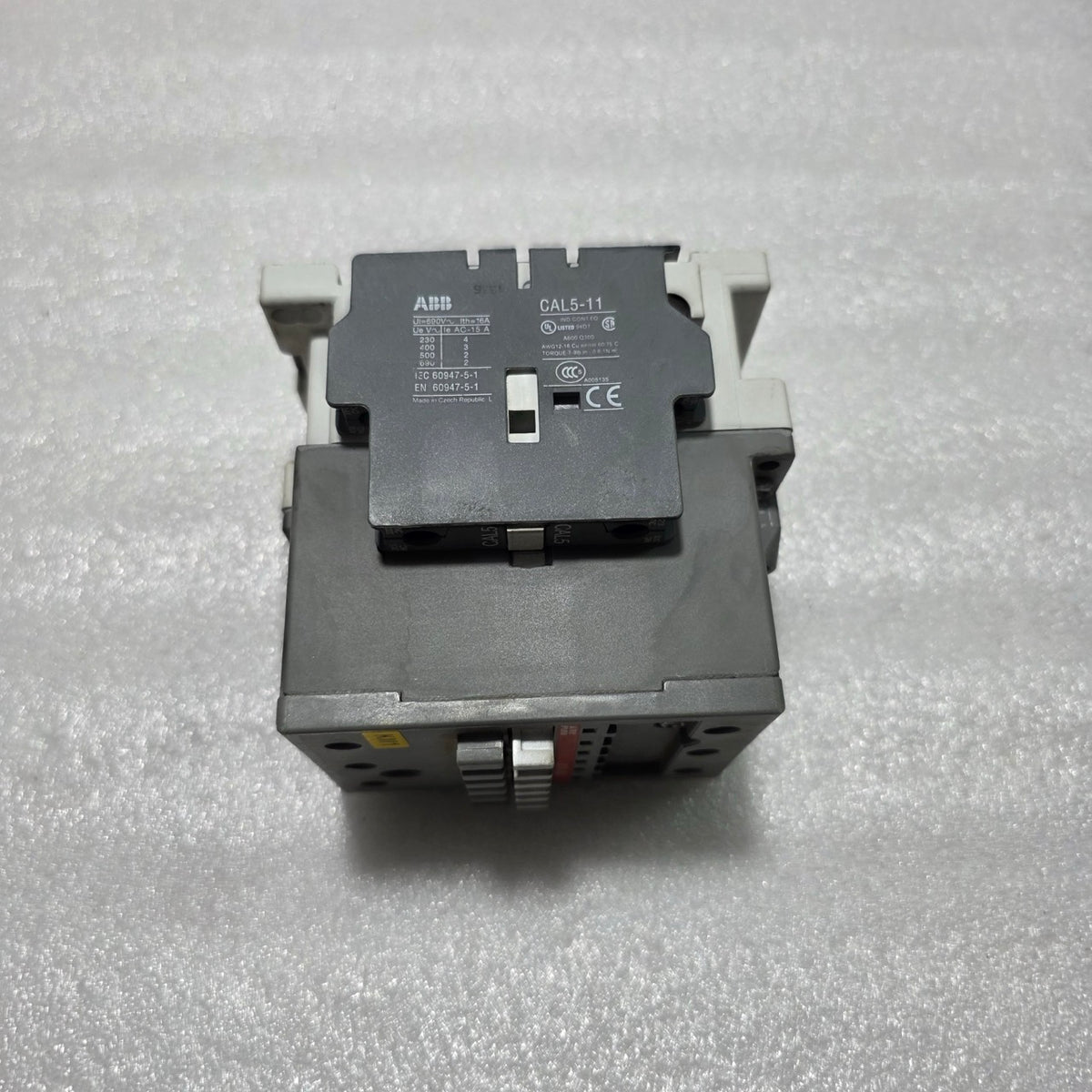 ABB A75-30-00 3-POLE BLOCK CONTACTOR 125A COIL VOLTAGE 200-220VAC