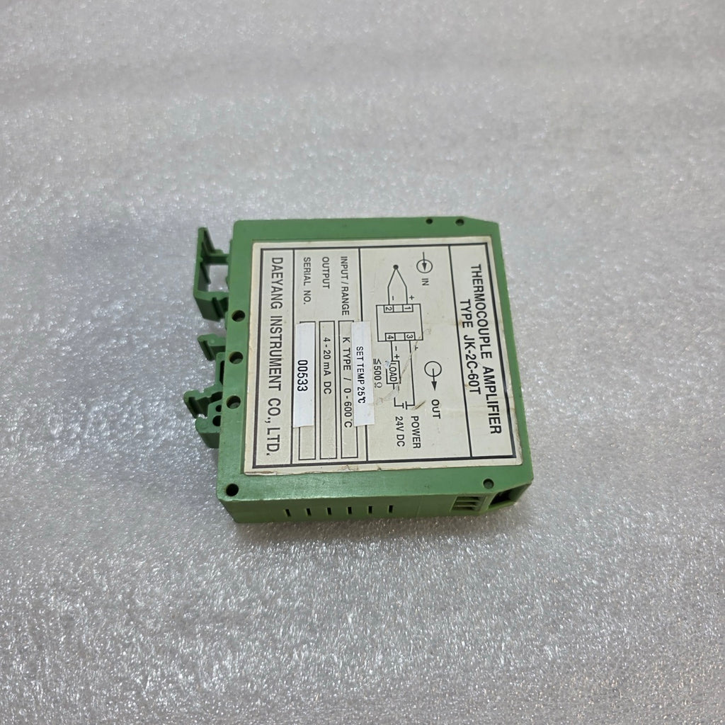 DAEYANG JK-2C-60T THERMOCOUPLE AMPLIFIER 24VDC