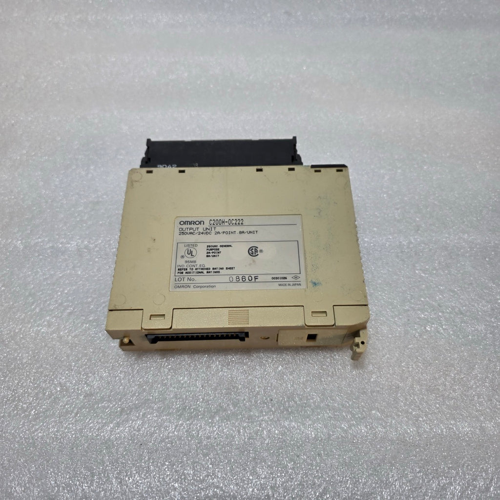3 UNIT OMRON C200H-OC222 OUTPUT MODULE PROGRAMMABLE LOGIC CONTROLLER  LOT OF 3