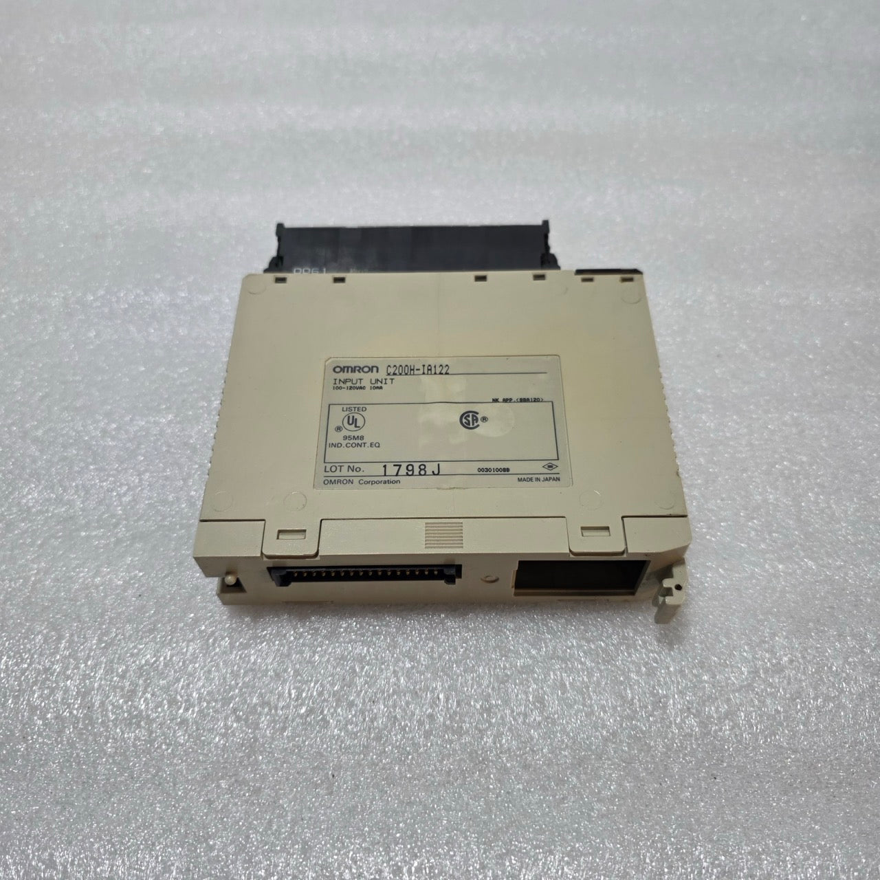 2 UNIT X OMRON C200H-IA122 AC DIGITAL INPUT MODULE LOT OF 2