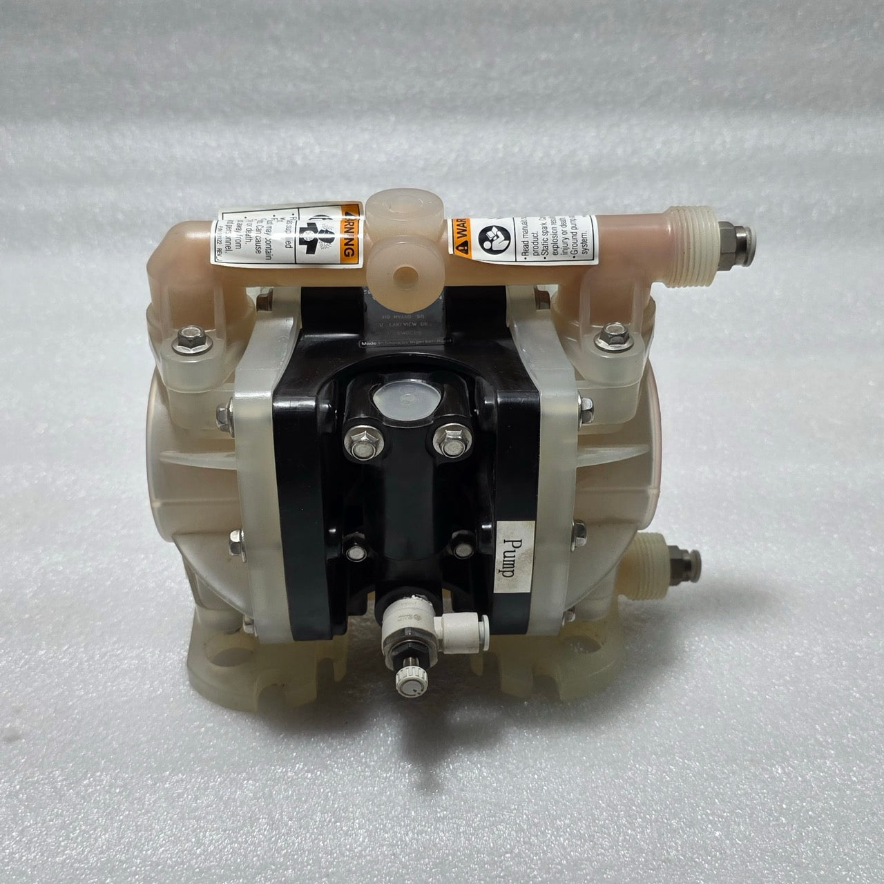 ARO 670144-A AIR-OPERATED DOUBLE DIAPHRAGM PUMP 125 PSI 8.6 BAR