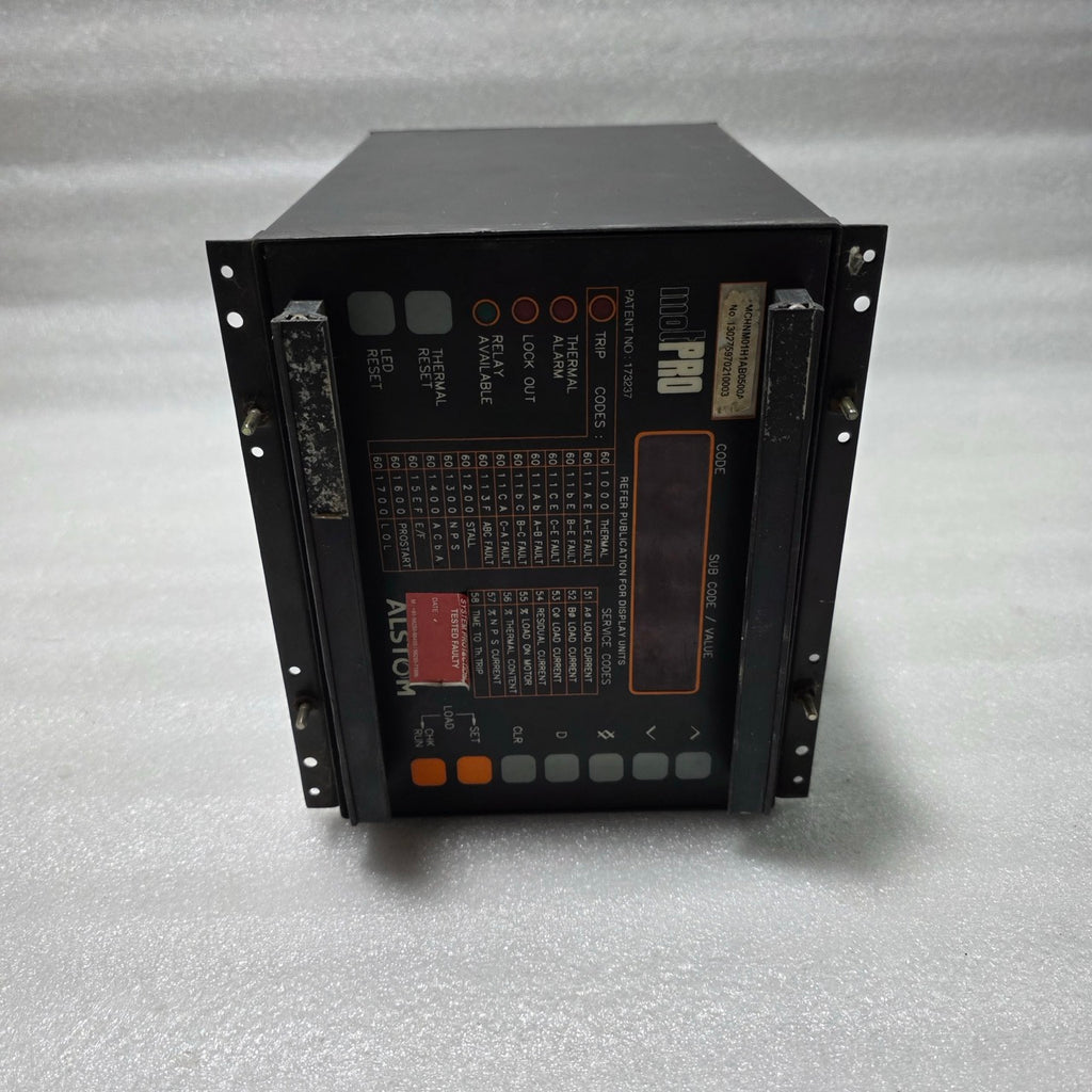 ALSTOM MCHNM01H1AB0500A	MOTOR PROTECTION RELAY / ELECTRONIC PROTECTION UNIT