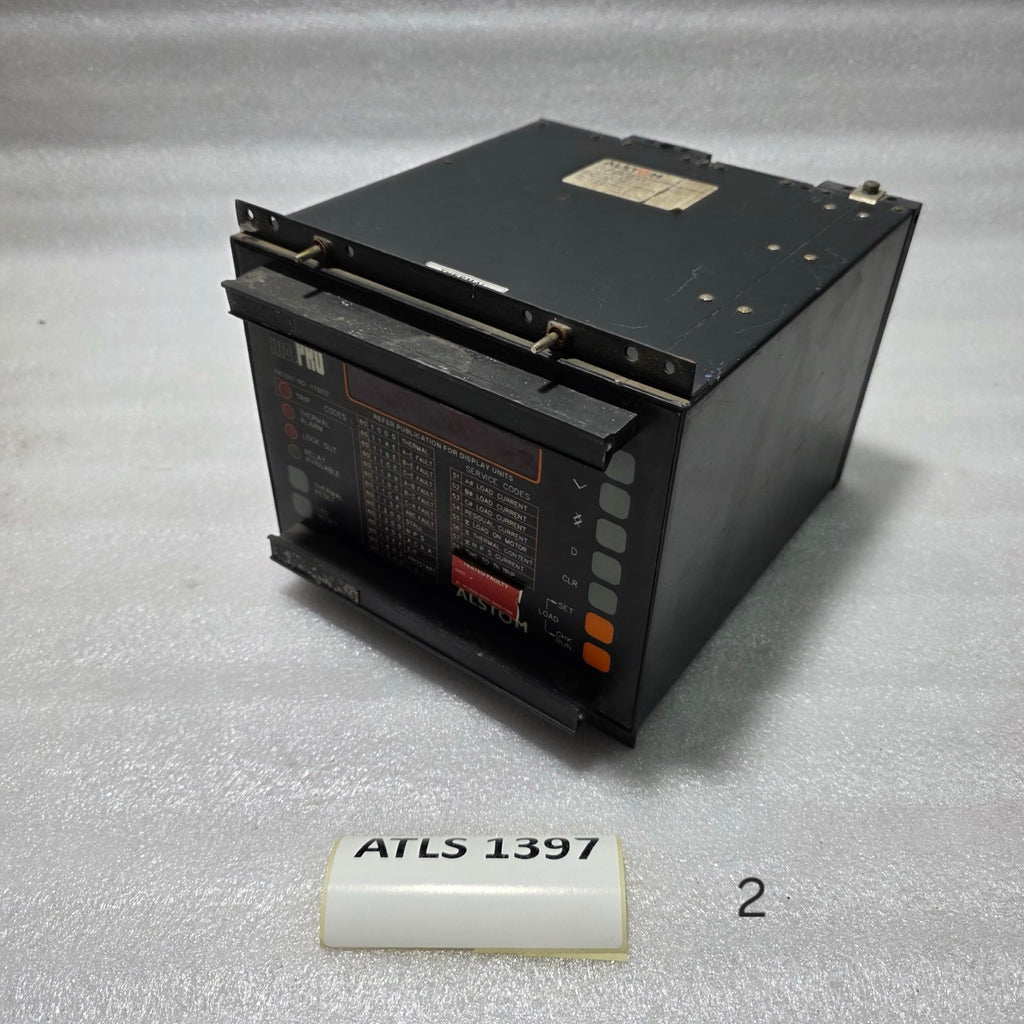 ALSTOM MCHNM01H1AB0500A	MOTOR PROTECTION RELAY / ELECTRONIC PROTECTION UNIT