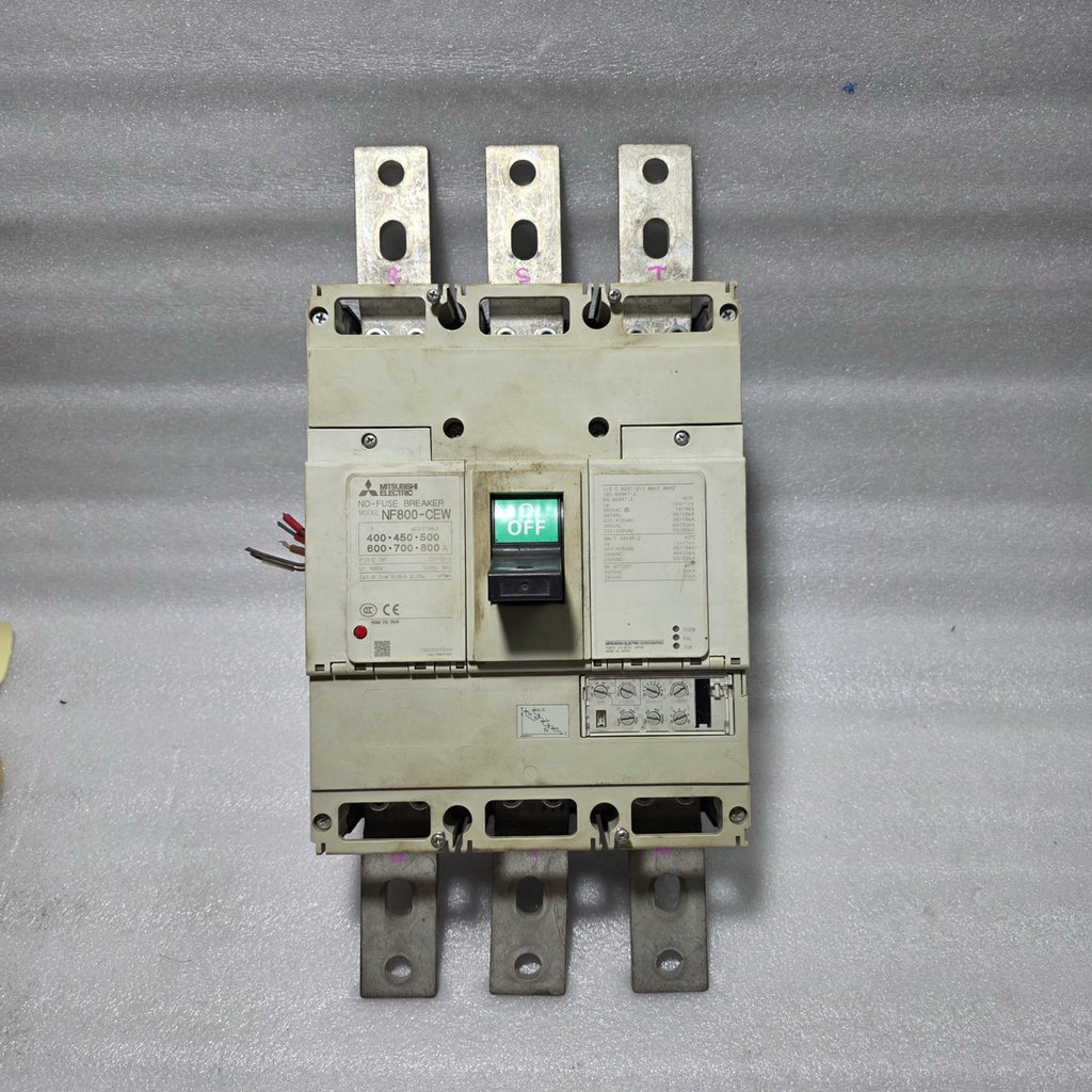MITSUBISHI NF800-CEW CIRCUIT BREAKER 800A SHUNT AC100-450V/DC100-200V