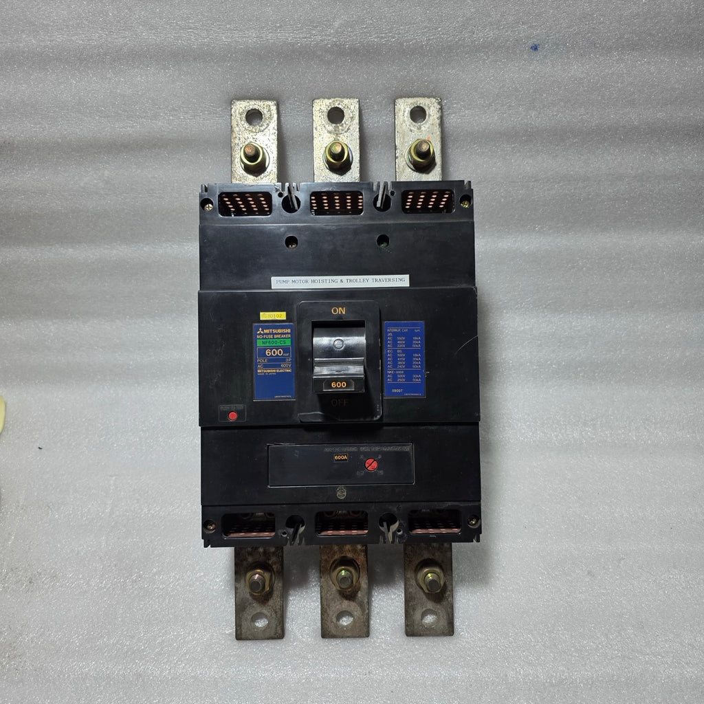 MITSUBISHI NF600-CS 3-POLE CIRCUIT BREAKER 600A