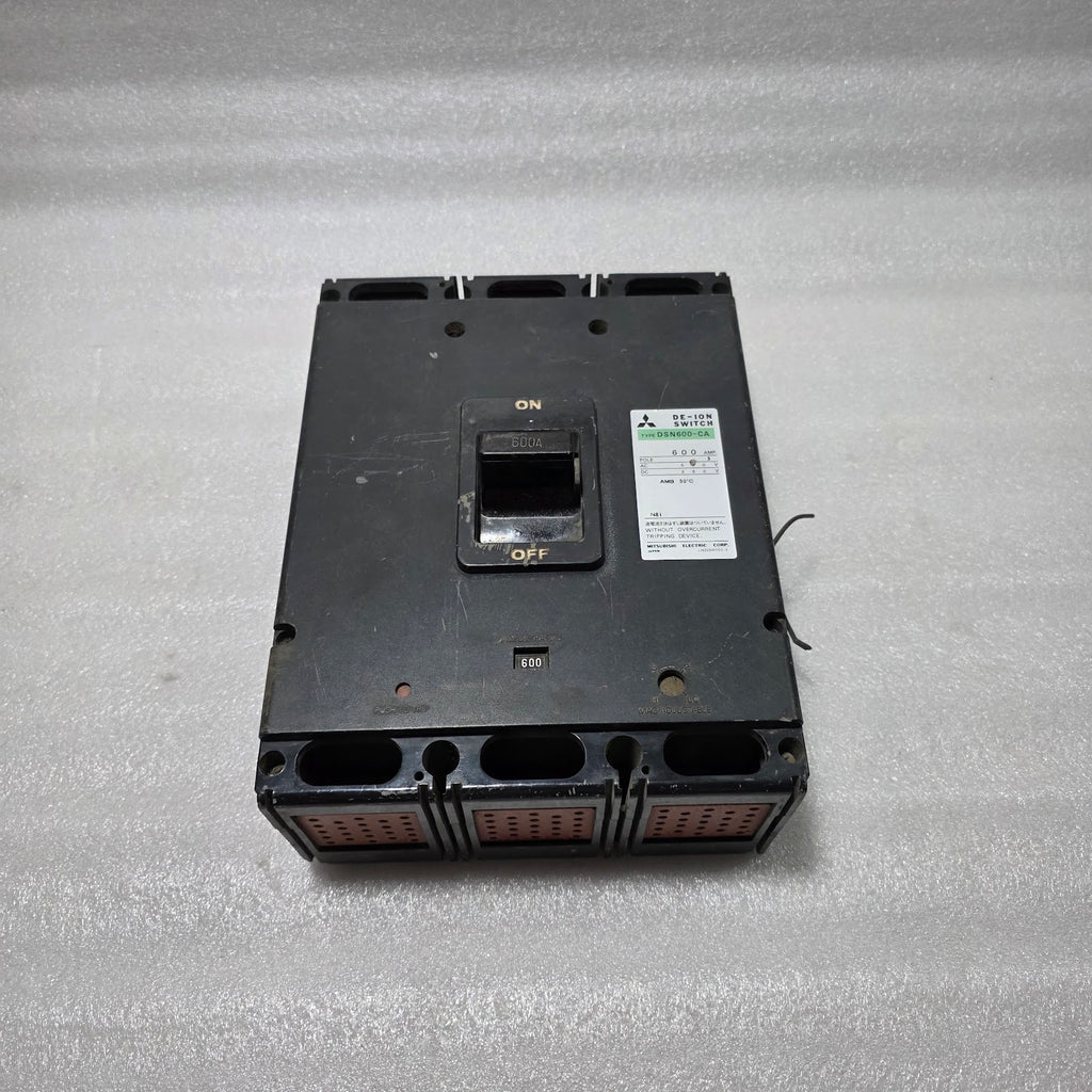 MITSUBISHI DSN600-CA 3-POLE DE-ION SWITCH / NO-FUSE SWITCH 600A