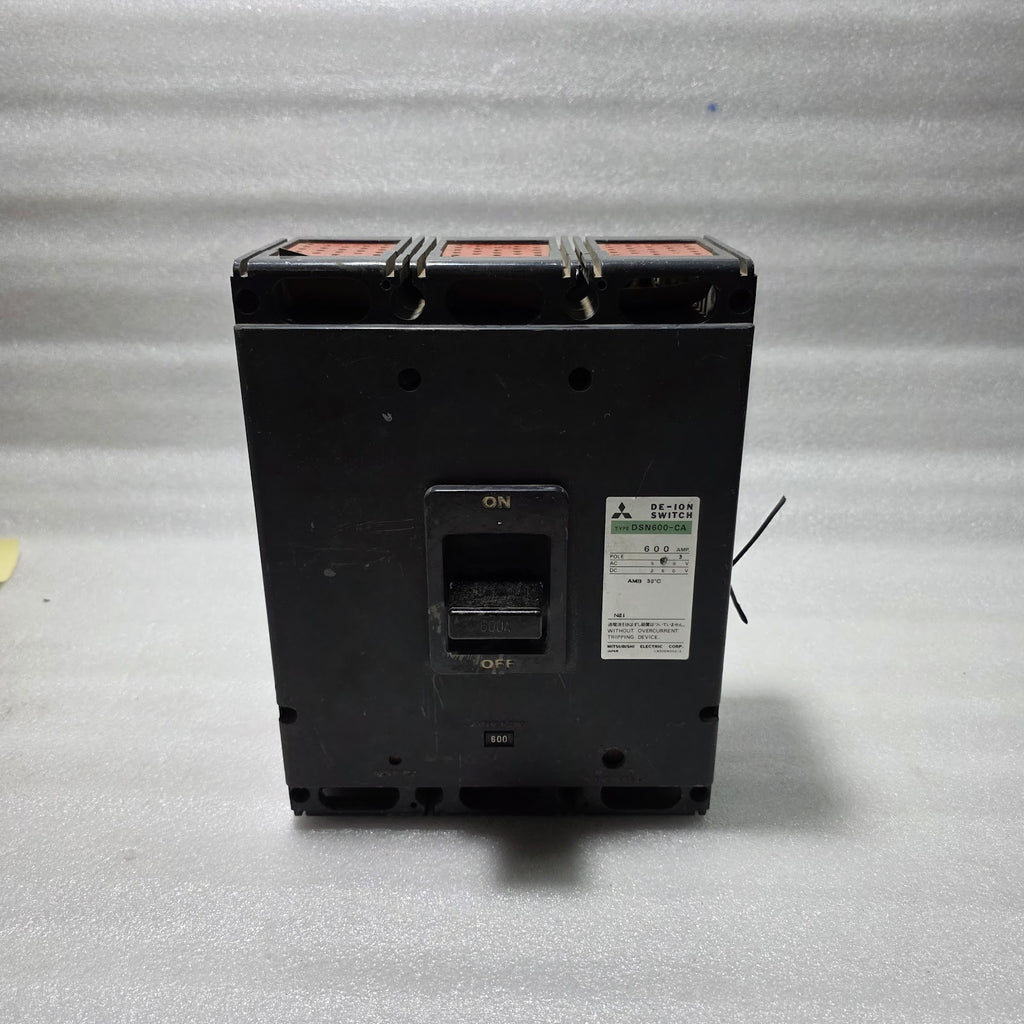 MITSUBISHI DSN600-CA 3-POLE DE-ION SWITCH / NO-FUSE SWITCH 600A