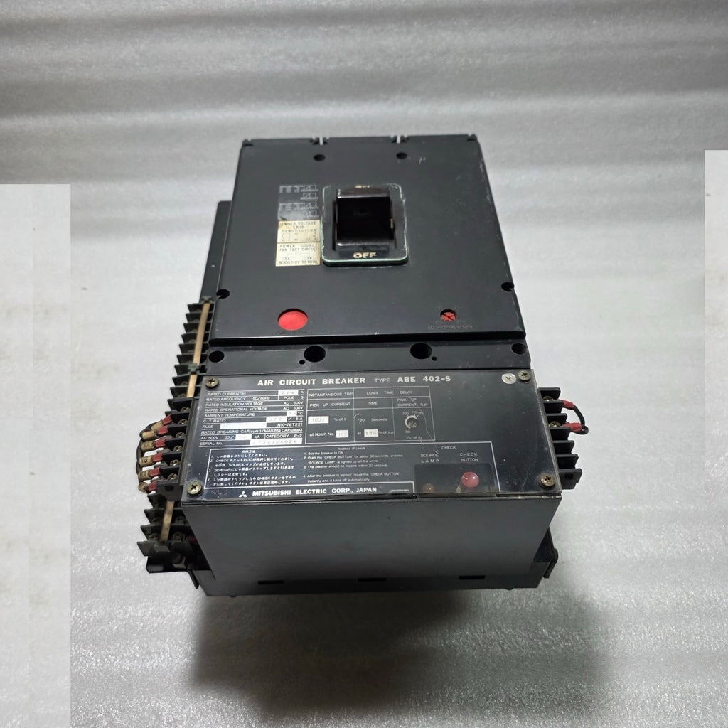 MITSUBISHI ABE 402-S AIR CIRCUIT BREAKER 286A