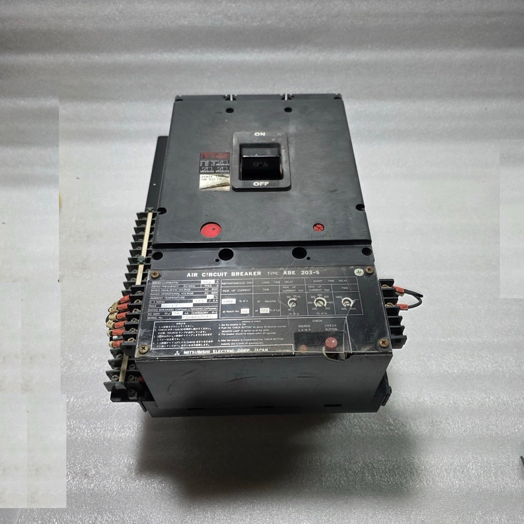 MITSUBISHI ABE 203-S AIR CIRCUIT BREAKER 104 A