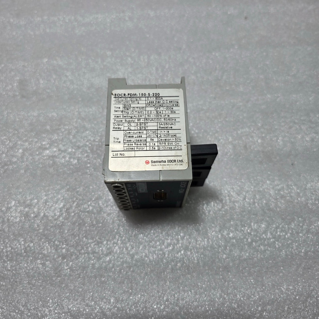 SAMWHA EOCR-FDM-150-S-220 ELECTRONIC OVERCURRENT RELAY
