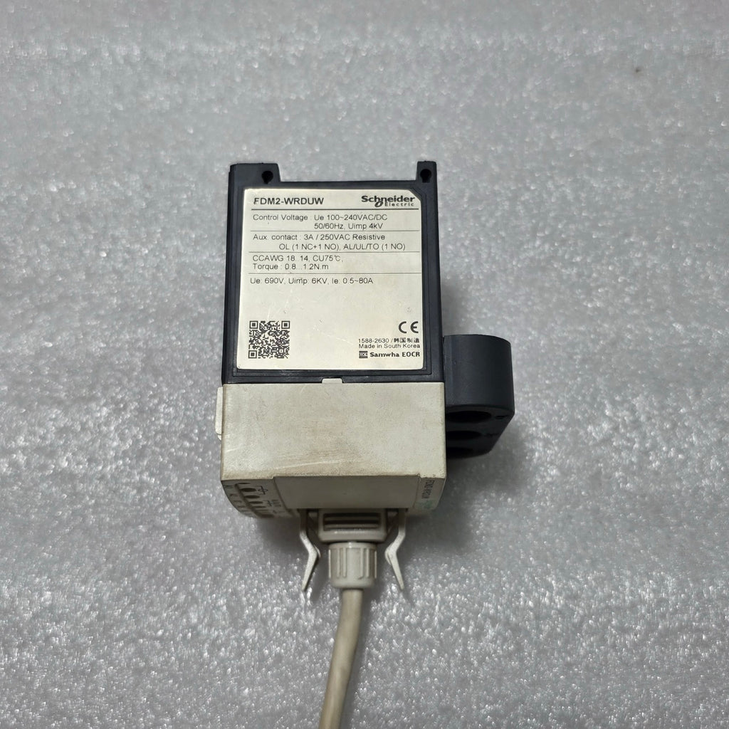 SAMWHA PDM DIGITAL ELECTRONIC OVER-CURRENT FDM2-WRDUWZ 100–240 V AC/DC 0.5–80 A