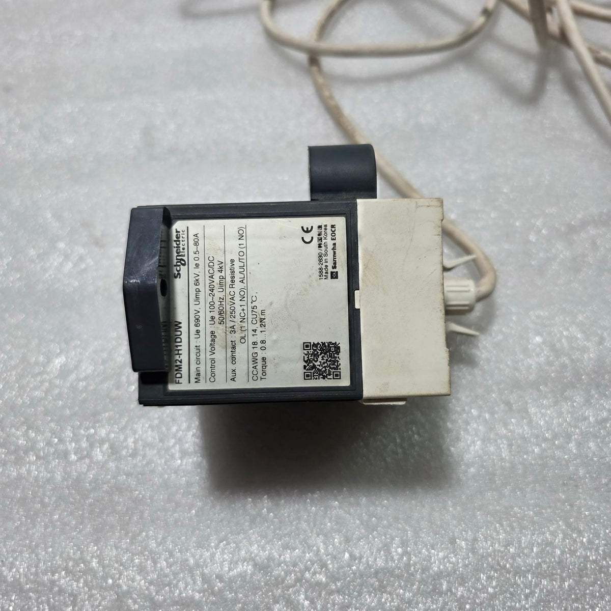 PDM ELECTRONIC OVER-CURRENT RELAY FDM2-H1DUW 100-240V AC/DC 0