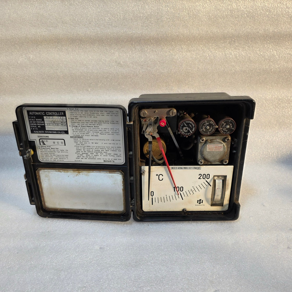 NAKAKITA NS TBT 732 AUTOMATIC INDICATING CONTROLLER 0–200 °C